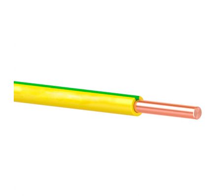 Провод ПуВ (ПВ1) жёлто-зелёный